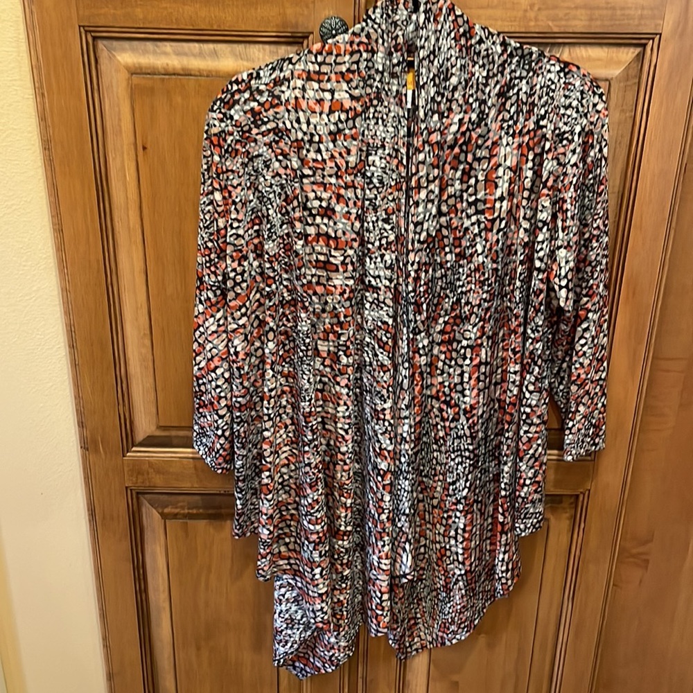 Ruby Rd. Multicolored medium duster with long sleeves - Picture 5 of 7